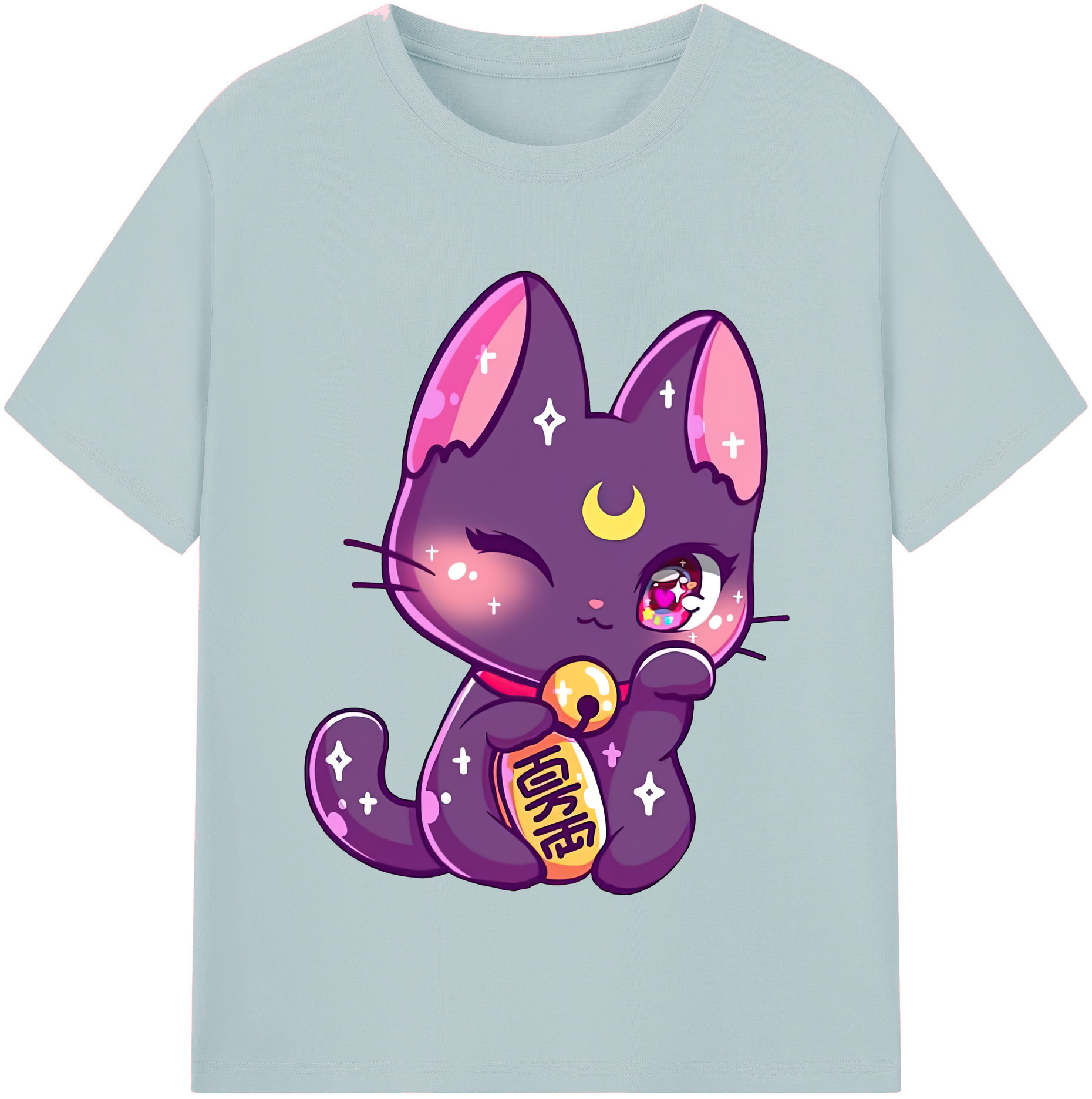 （画像用） 美少女戦士セーラームーン Sailor Moon 綿100％半袖Tシャツ（フロントプリント）